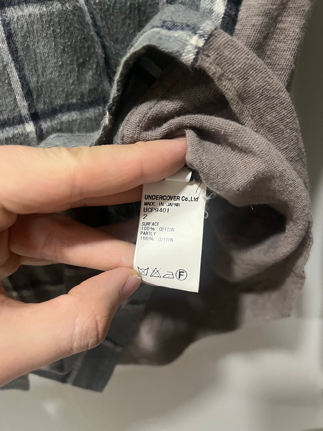 언더커버 SS06 T Hybrid Flannel shirt 상품이미지4