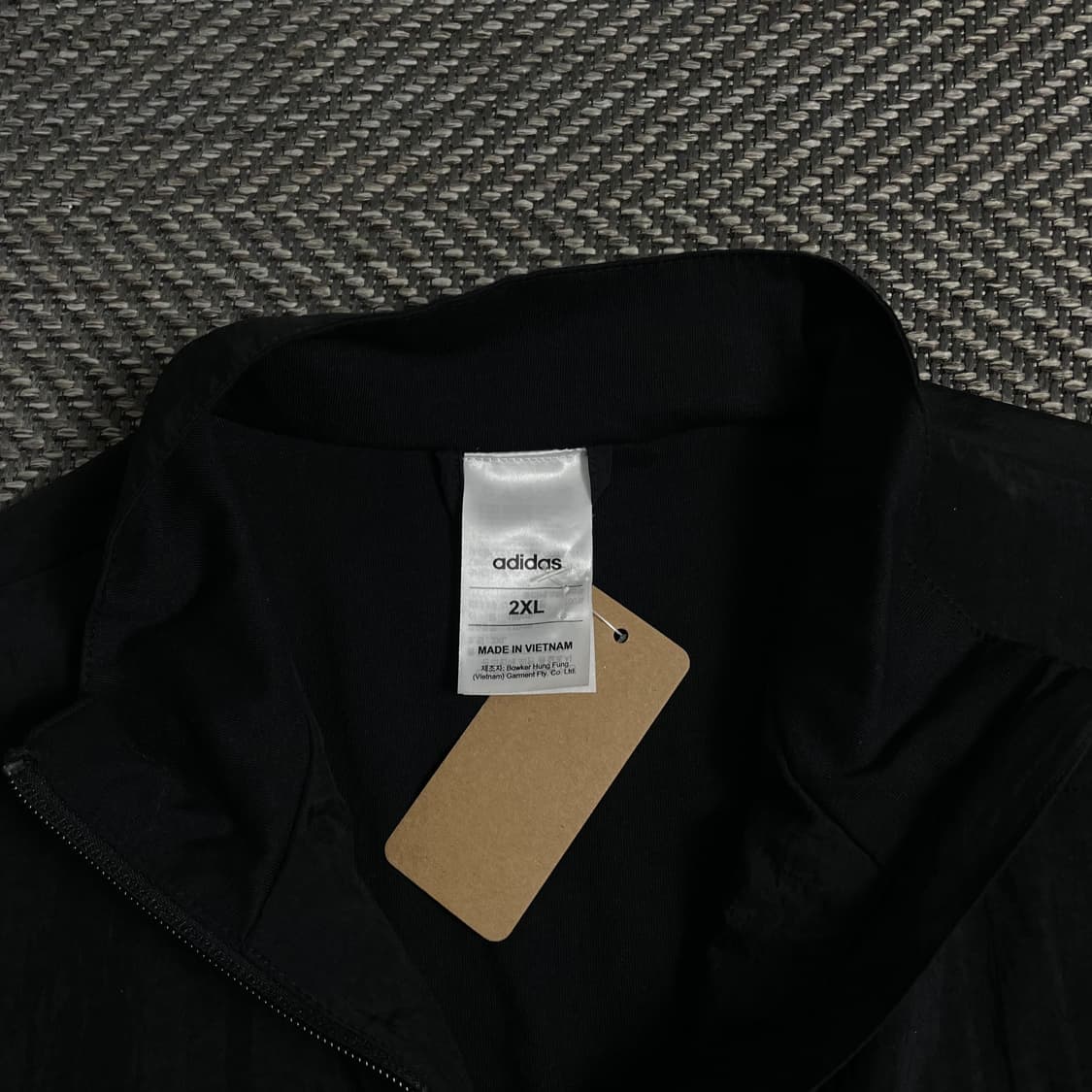 아디다스 아치로고 나일론 바람막이 블랙y 4446 상품이미지5