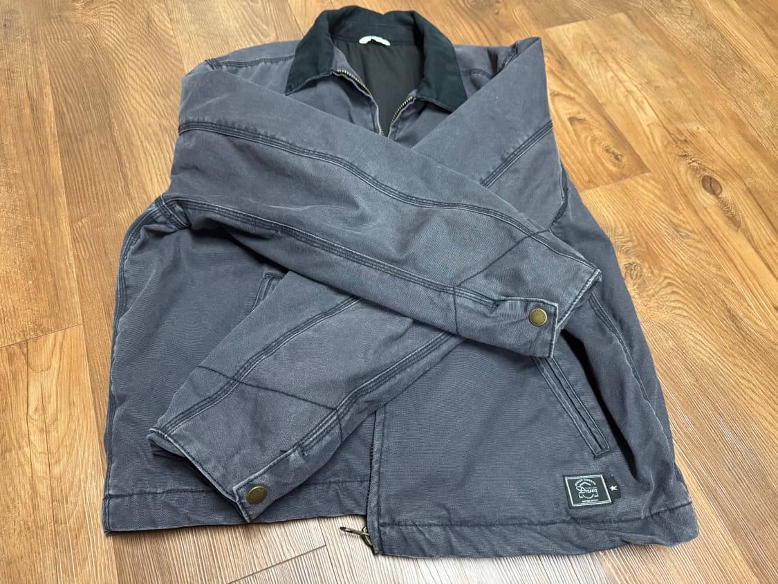 자라 워싱 퀼팅 점퍼(챠콜) / XL 사이즈 상품이미지2