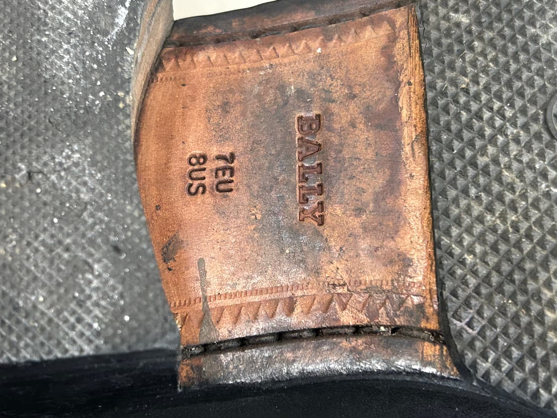 BALLY 발리 블랙 몽크 스트랩 남성 구두 상품이미지5