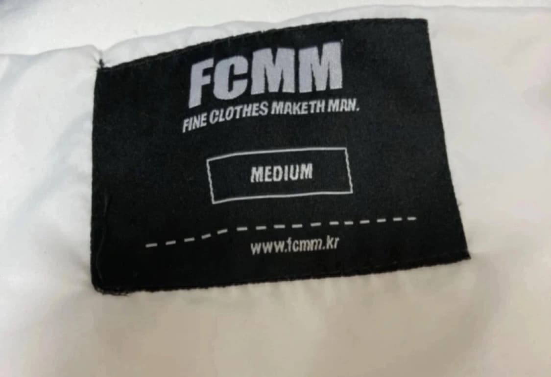 fcmm 숏패딩 화이트 공용 M 상품이미지3