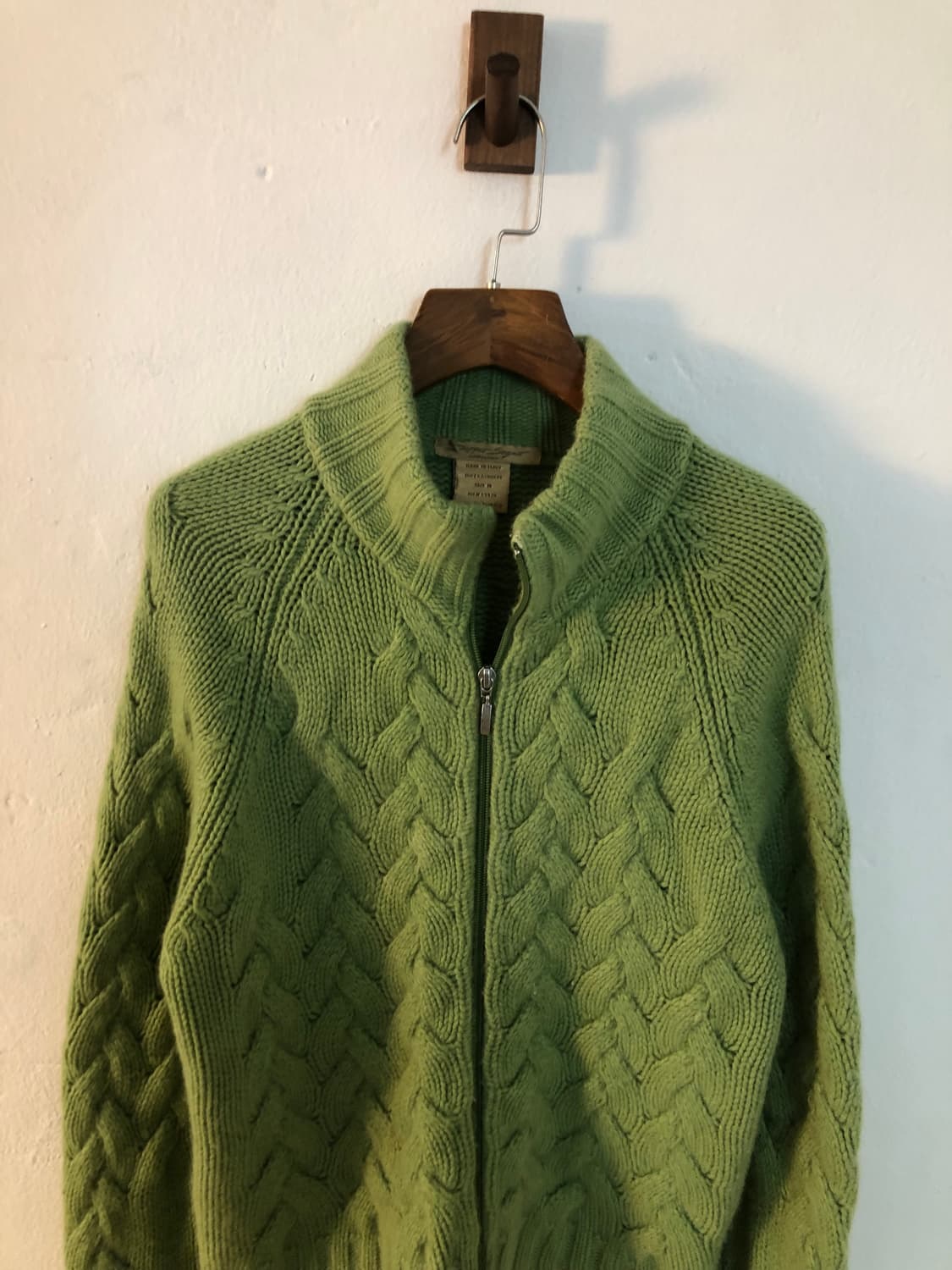 빈티지 케이블 니트 집 상품이미지5