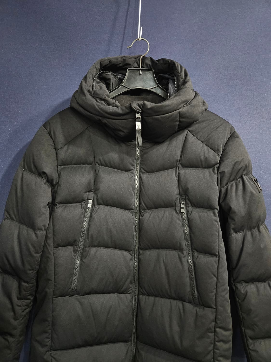 블랙야크 블랙컬러 남성 100 구스다운 롱패딩  상품이미지7