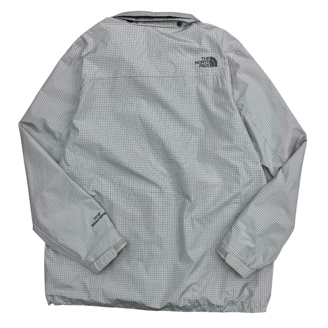노스페이스 그레이 체크 바람막이 L 상품이미지3