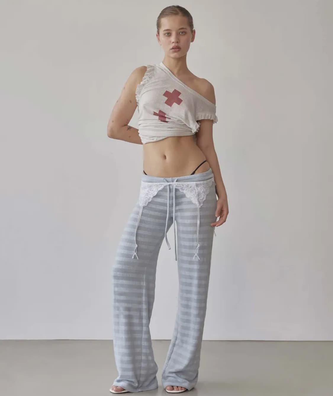스컬프터 카우치 포테이토 퍼지 팬츠 스카이 상품이미지2
