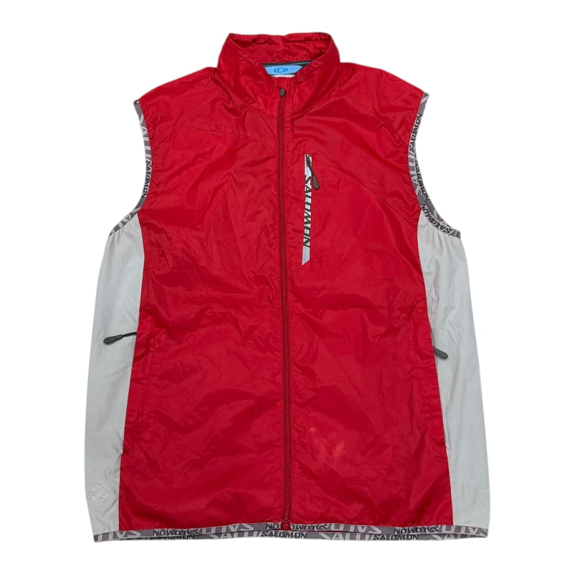살로몬 빈티지 고프코어 경량 베스트 조끼 레드 L 상품이미지1