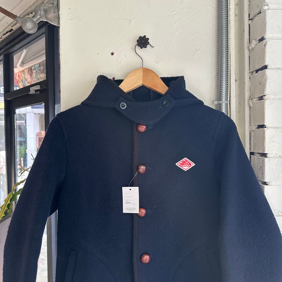 15503 - 단톤 울 후드 숏 코트 (울 75%) 상품이미지1