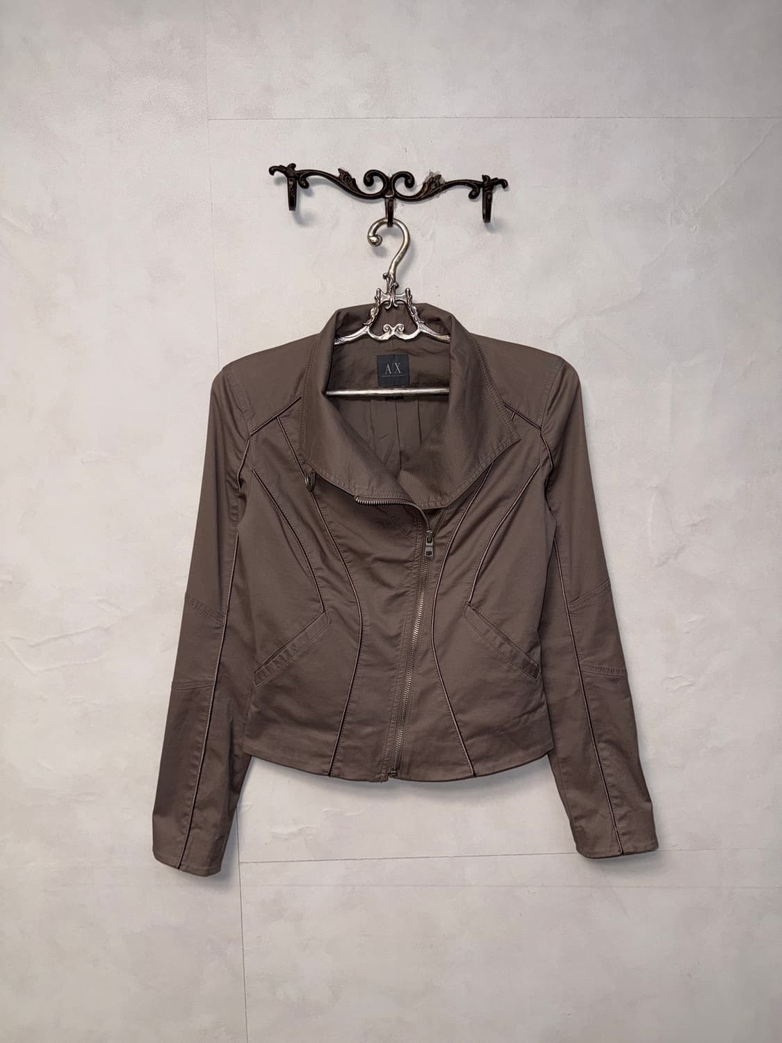 Armani Exchange high neck biker jacket 상품이미지2