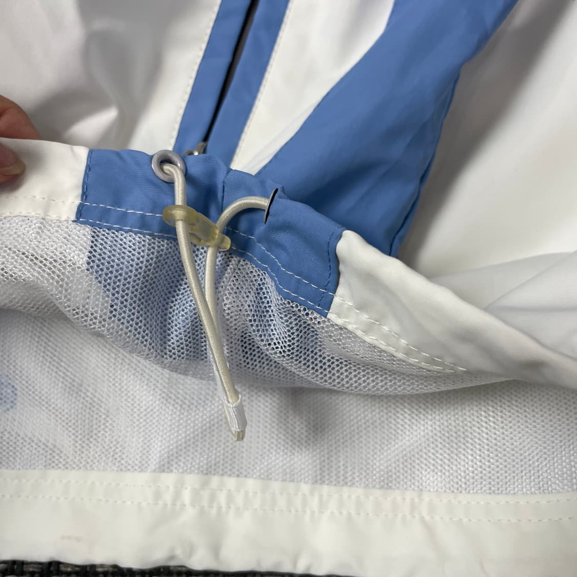 슈필러 로고 스카이블루 스트링 바람막이 XL 상품이미지9