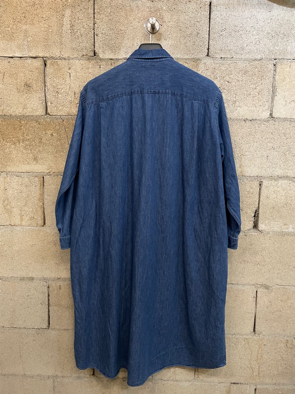 단톤 데님 셔츠 원피스 상품이미지4