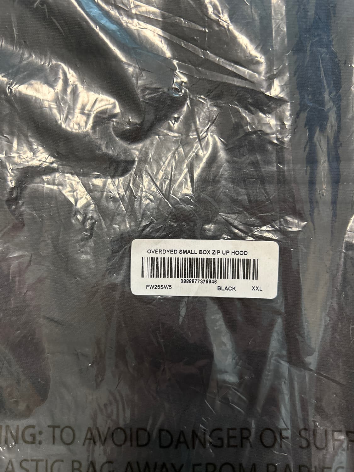 (2XL) 슈프림 오버다이드 스몰 박스로고 후드 집업-25fw 상품이미지8