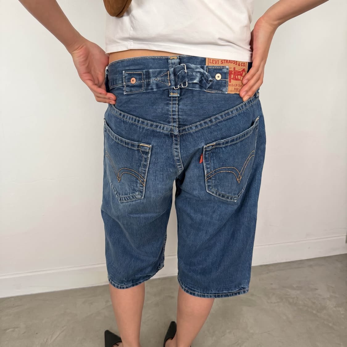Levi’s 리바이스 신치백 데님쇼츠( OS )  상품이미지3