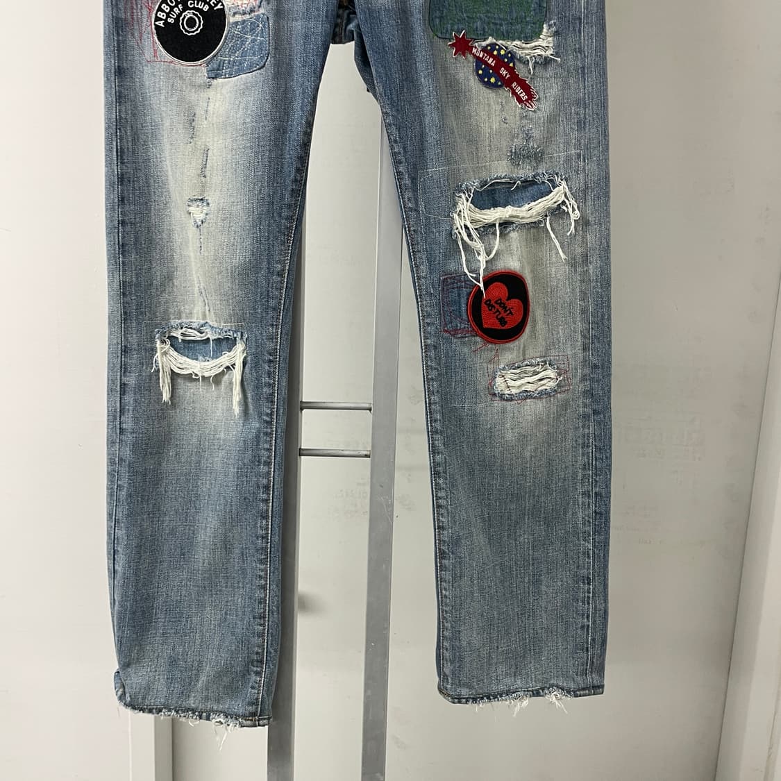 리바이스 513 패치워크 데님 팬츠 W32 L32 상품이미지7