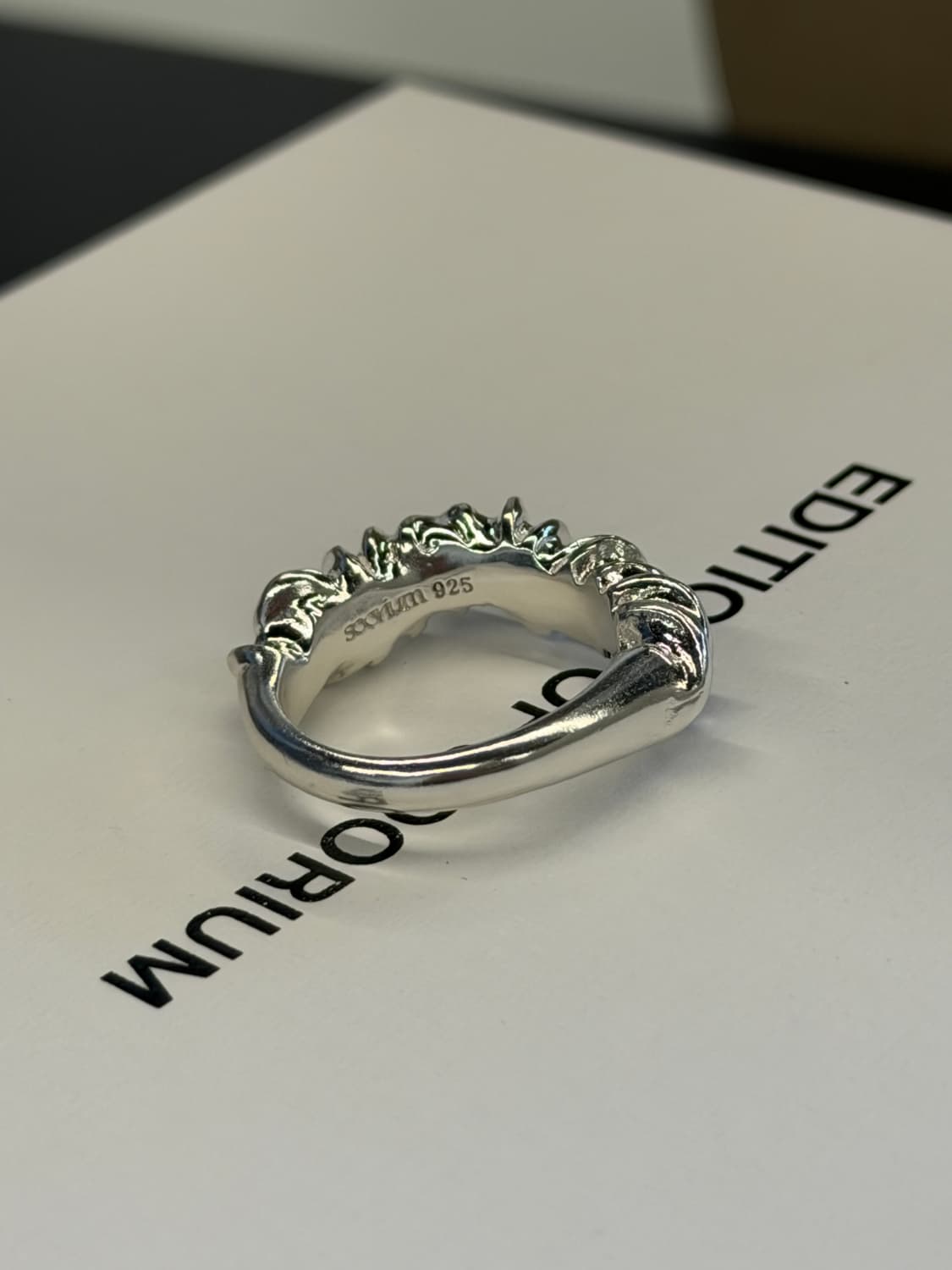 수리움 반지 TANGLE RING 실버925 (13호) 상품이미지2