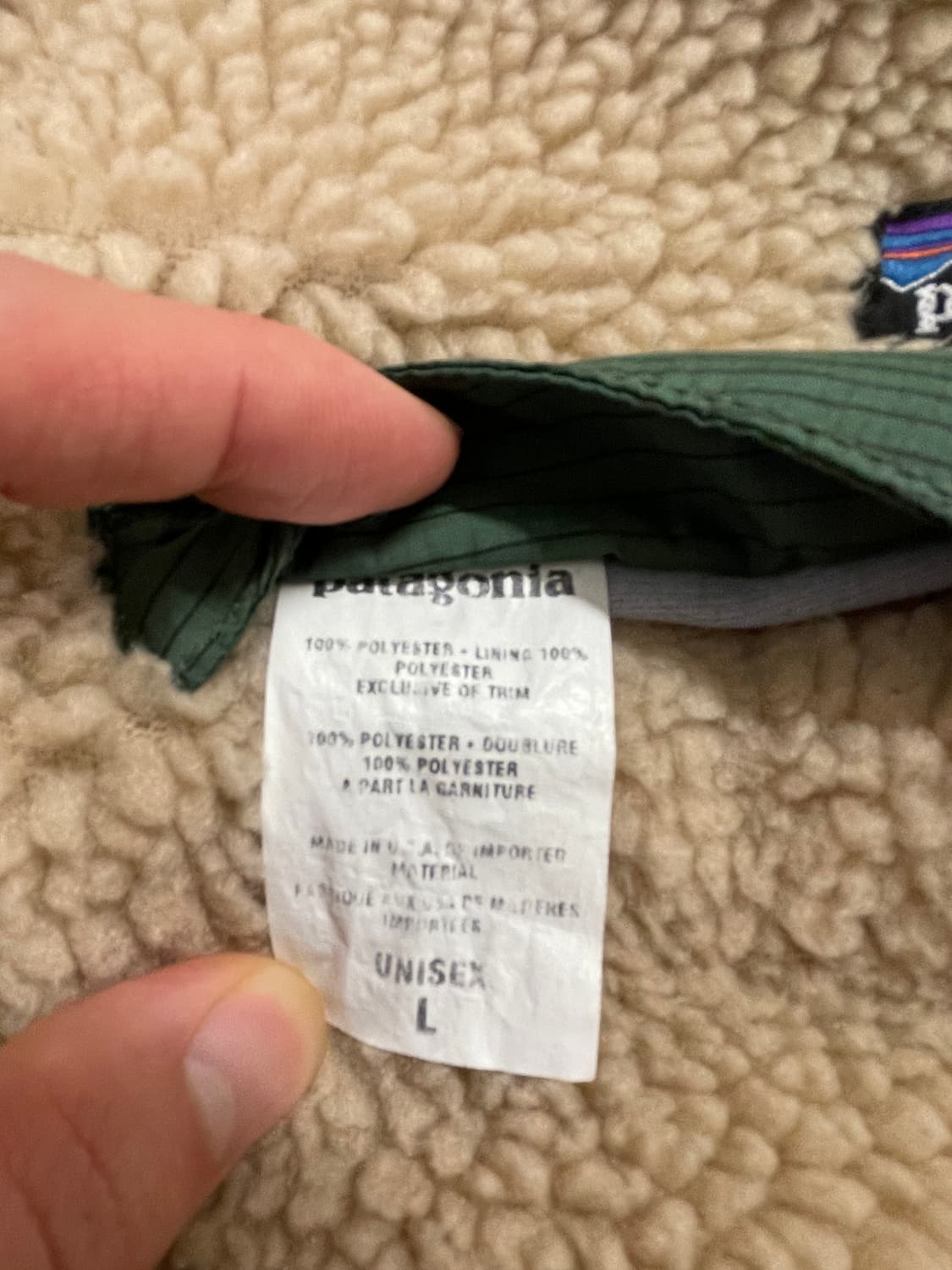 [M] 파타고니아 빈티지 글리세이드 스냅티 베이지 / 그린 상품이미지5