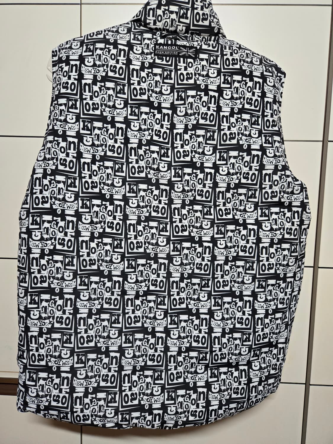 캉골 네이비 리버시블 다운조끼패딩 상품이미지6