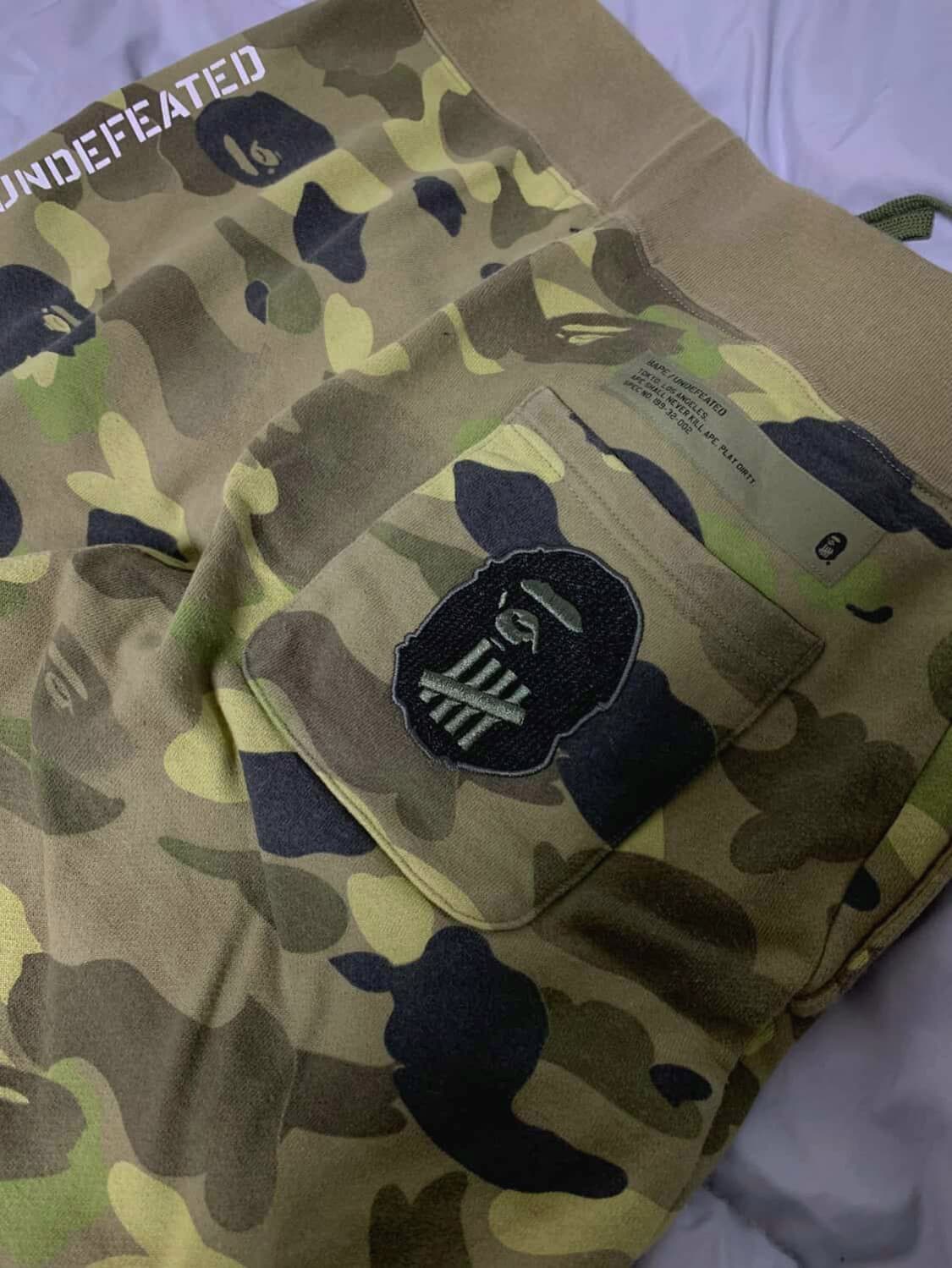 베이프 언디핏 녹계 쇼츠 반바지 상품이미지1