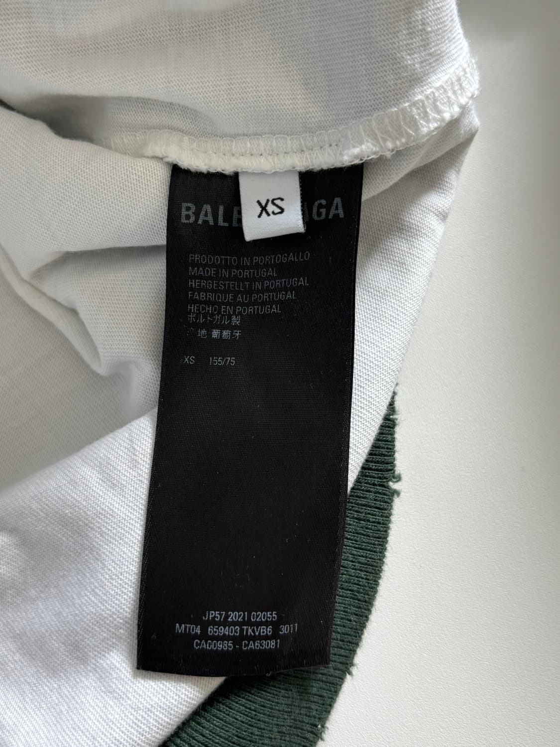 Balenciaga 발렌시아가 디스트로이드 오버사이즈 다크 그린 후드 ​ 상품이미지9