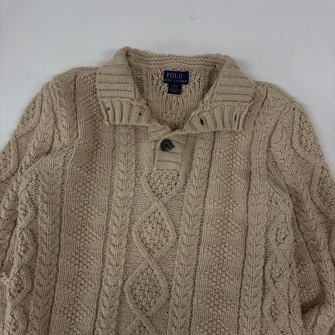 폴로 버튼업 니트 상품이미지5