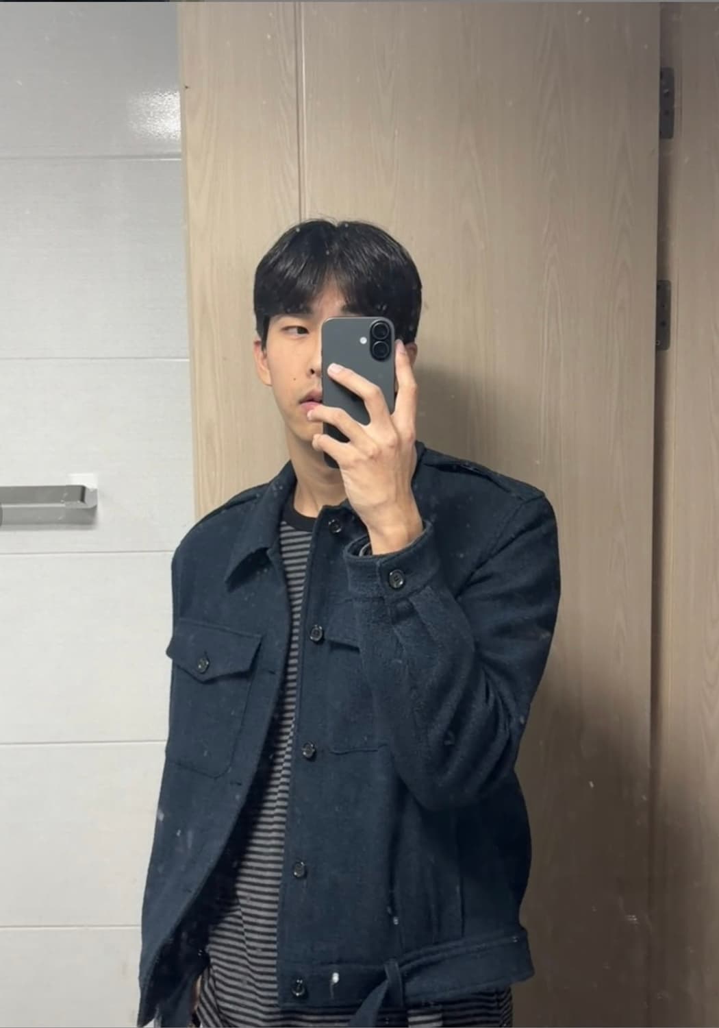 Tonywack 울 부클 오피서 자켓 (네이비) 상품이미지2