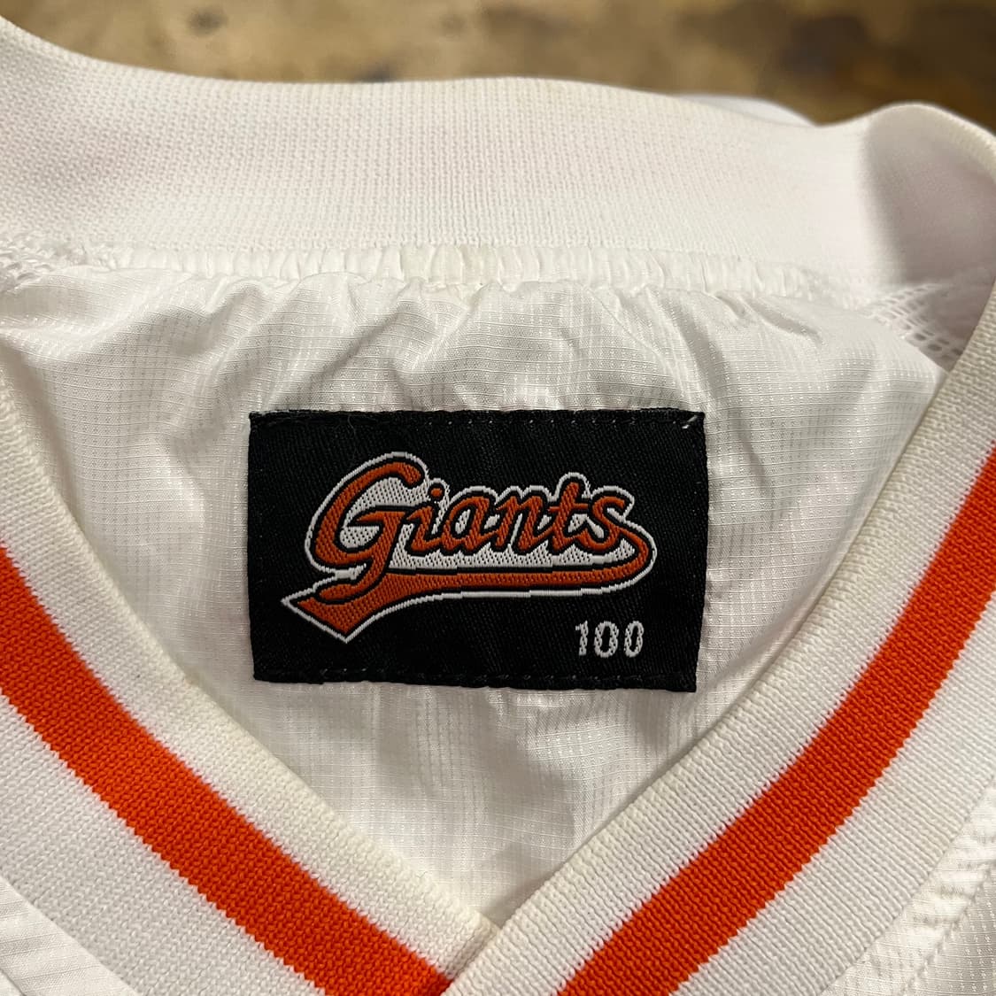 [ 100 ] 롯데자이언츠 바람막이 웜업 반팔 야구 유니폼 b17 상품이미지4