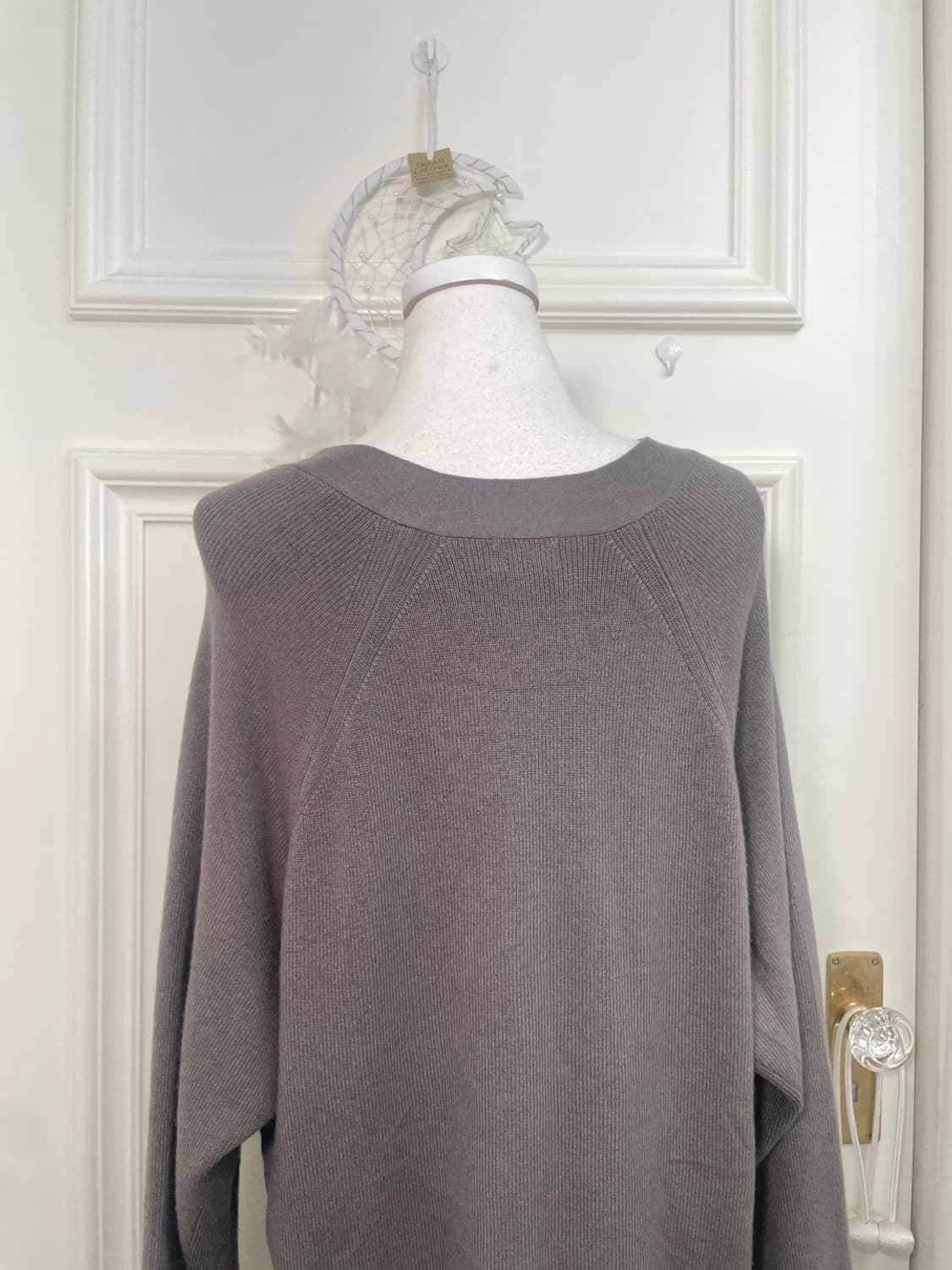 ash gray pearl point hidden pocket loose 상품이미지4