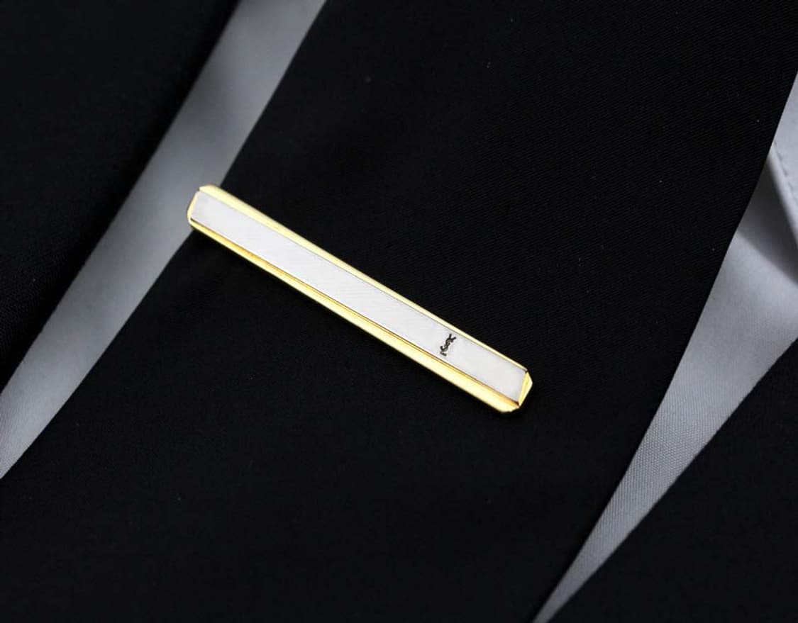 입생로랑 A등급 5.2cm 남자 명품 넥타이핀 빈티지 상품이미지6