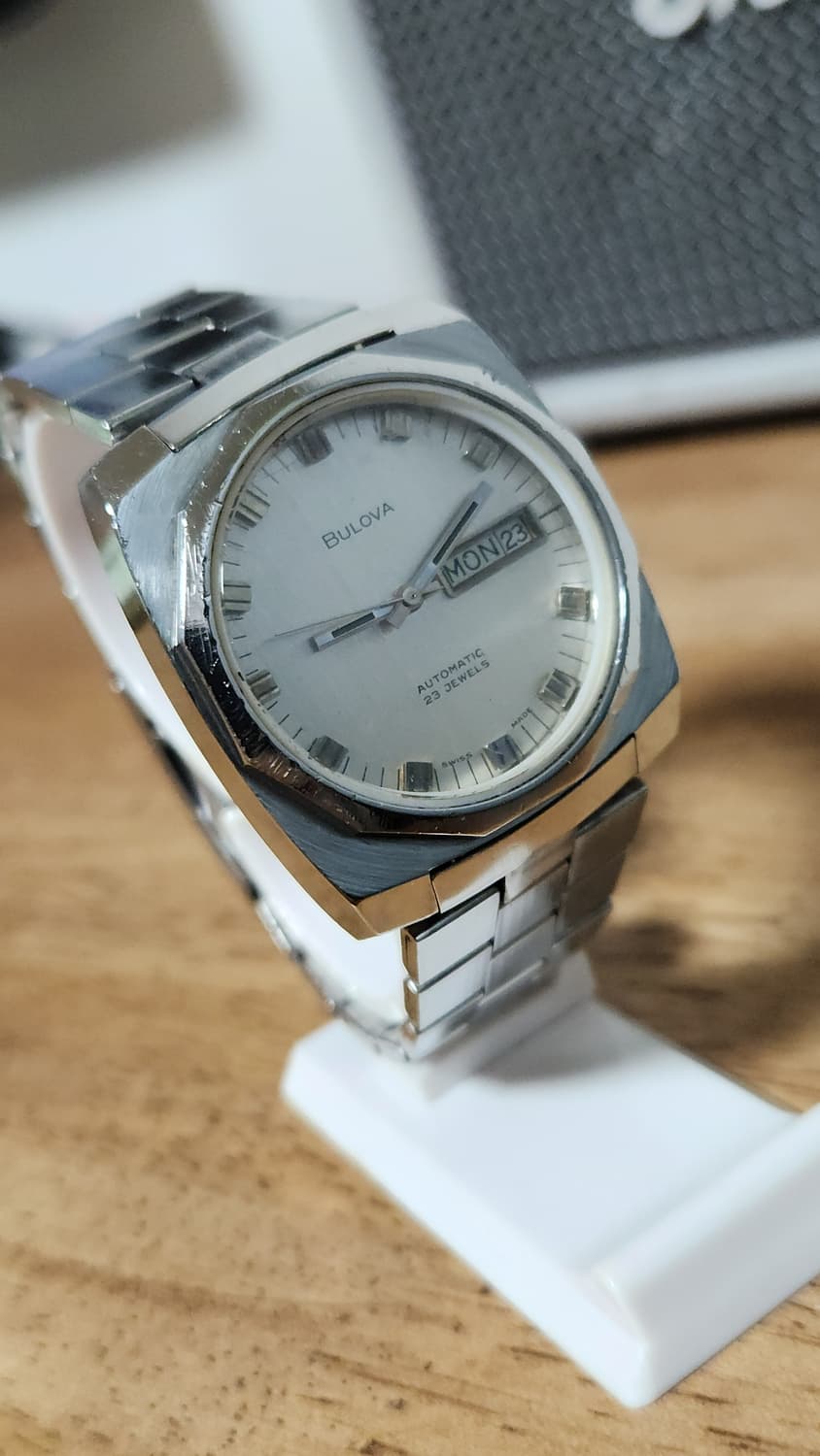 # 부로바 bulova 빈티지 옥타곤 오토매틱 남성 명품시계 급처 상품이미지1