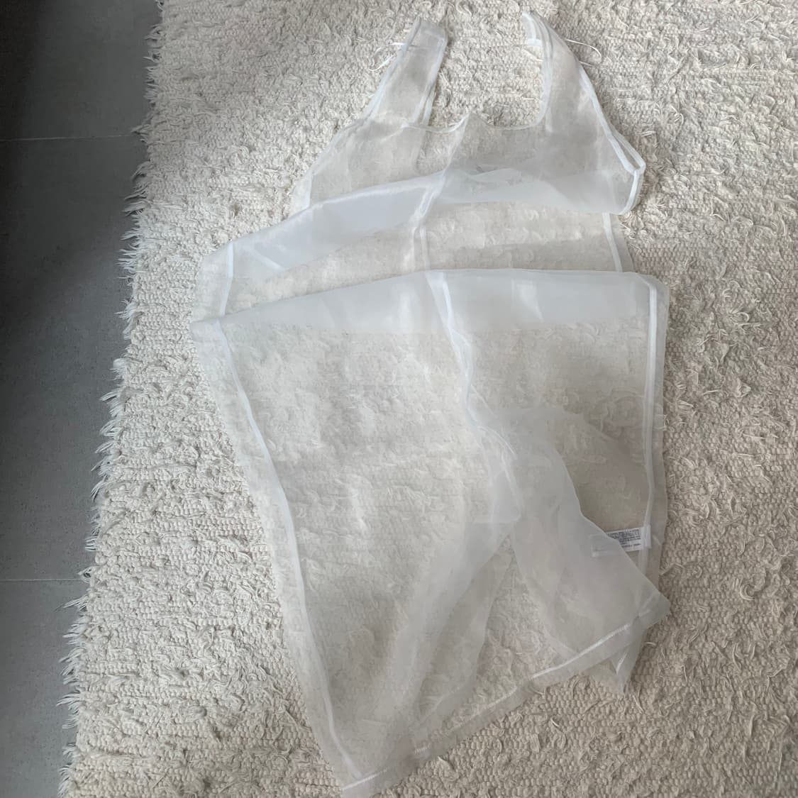 자라 오간자 레이어드 원피스 시스루 상품이미지3