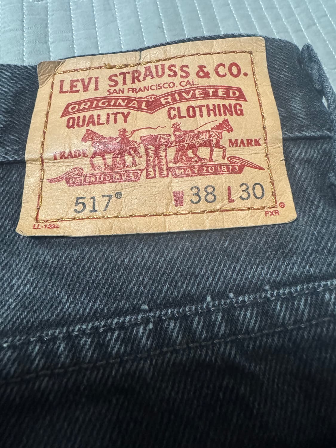 리바이스 517 흑청 38/30 상품이미지3