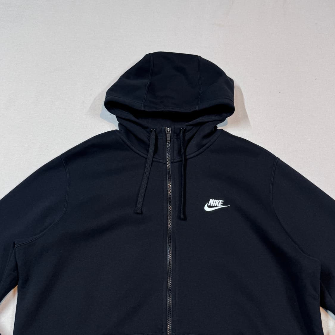L) 나이키 블랙 후드집업 상품이미지3