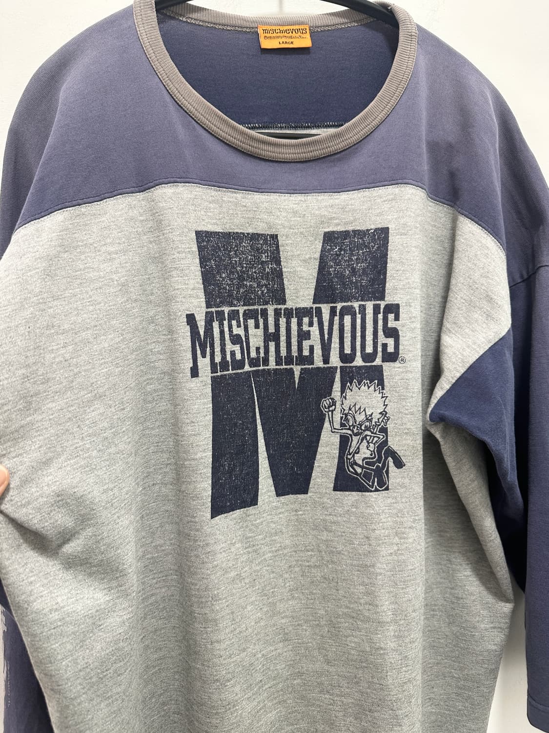 Mischievous vintage printing sleeve 상품이미지6