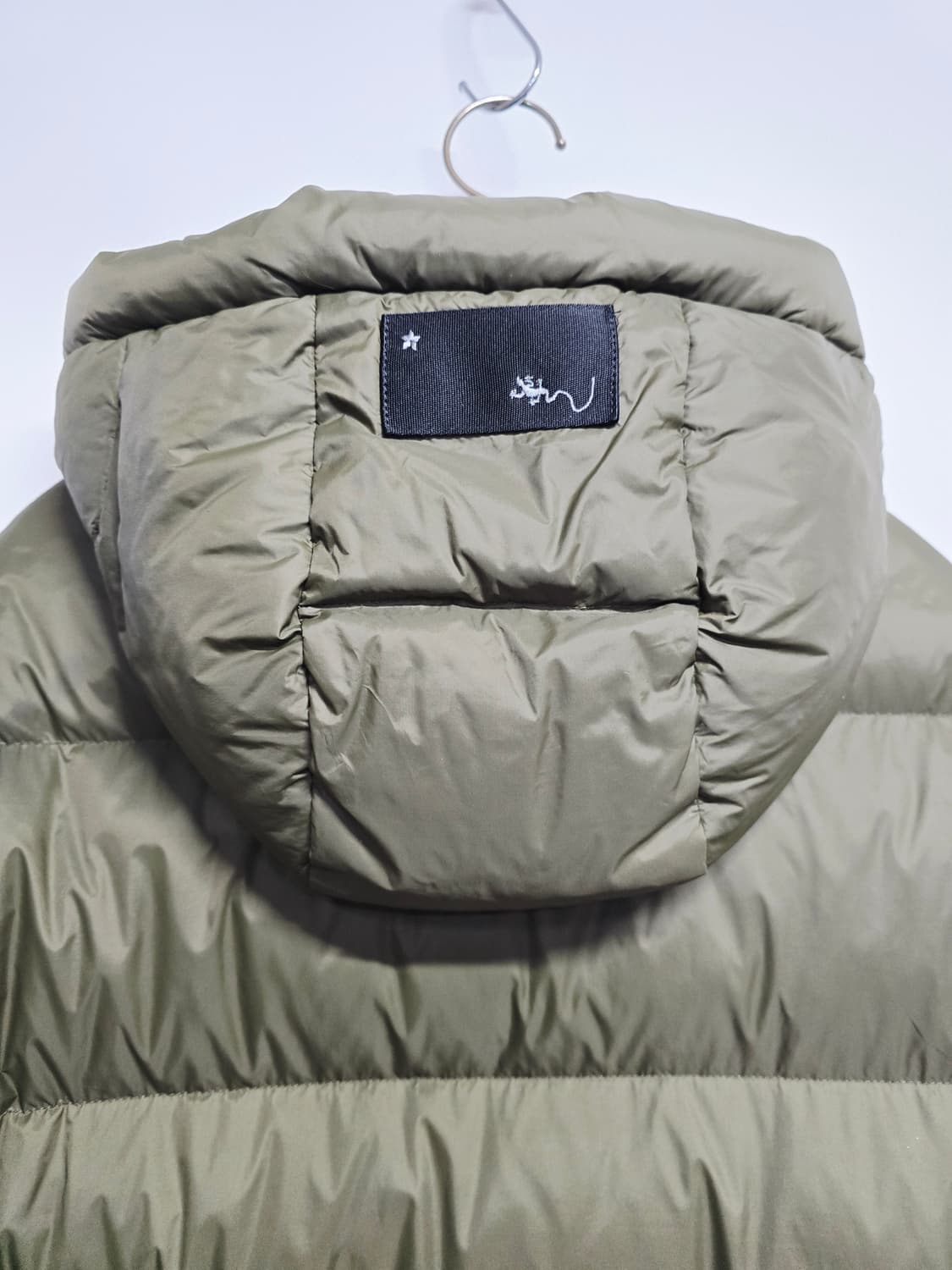 블루테일 카키색 롱 다운패딩 점퍼160 상품이미지6