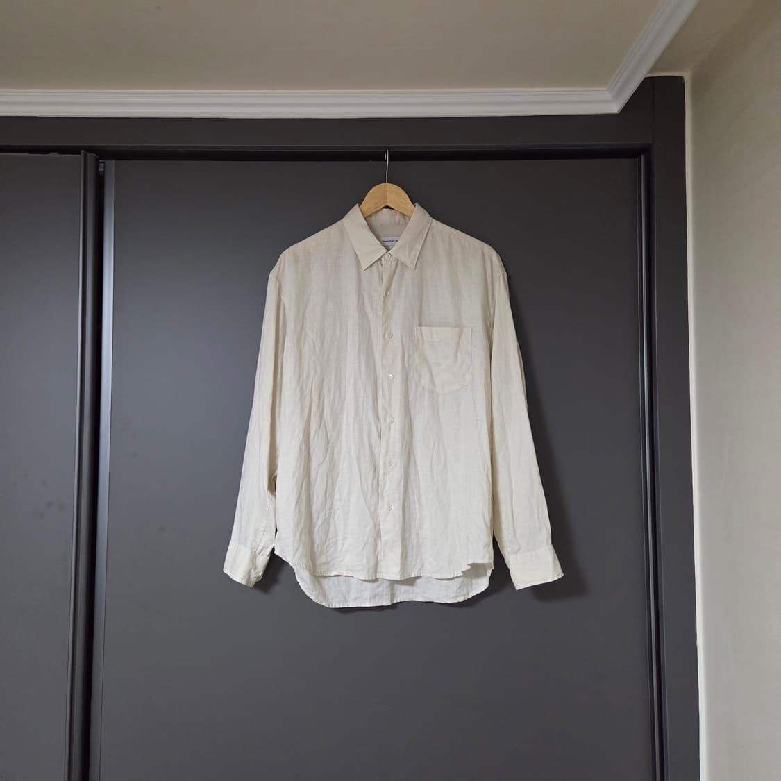 [2] 스테디에브리웨어 릴렉스드 린넨셔츠 에크루 / 리넨 상품이미지1