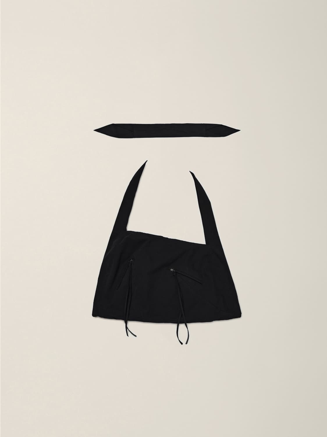 GARMENT DYED 2 WAY STRAP TOTE BAG (LARGE 상품이미지5