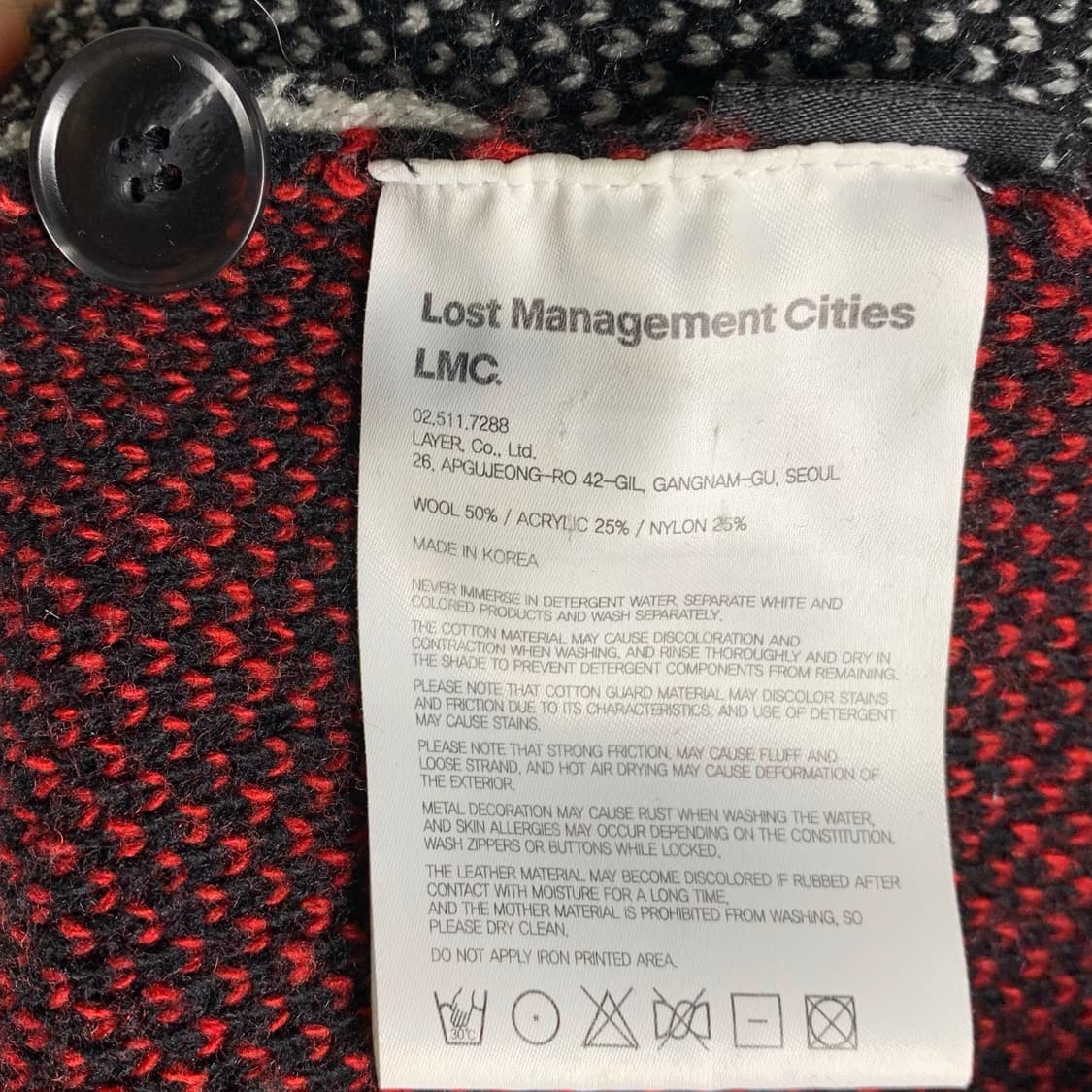 [XL] LMC X SCARFACE 토니 몬타나 자카드 롱 가디건 상품이미지5