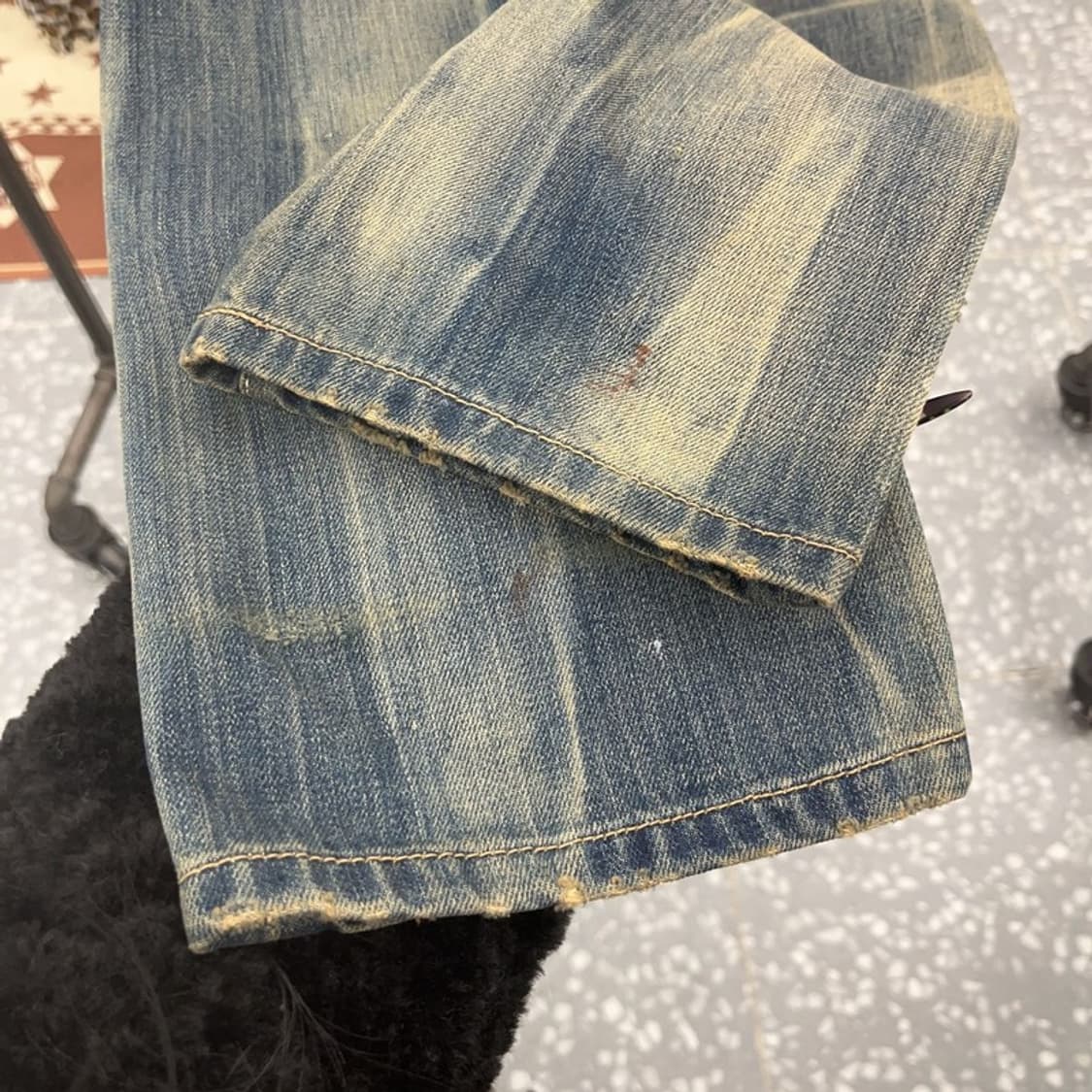 리바이스 505 올드스쿨 아메카지 워시드 데님팬츠 30인치 C09031 상품이미지8