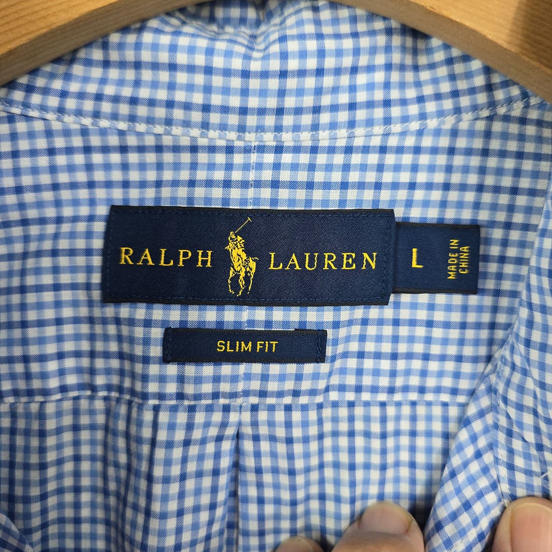 남성 랄프로렌 RALPH LAUREN 체크 셔츠 L 상품이미지4