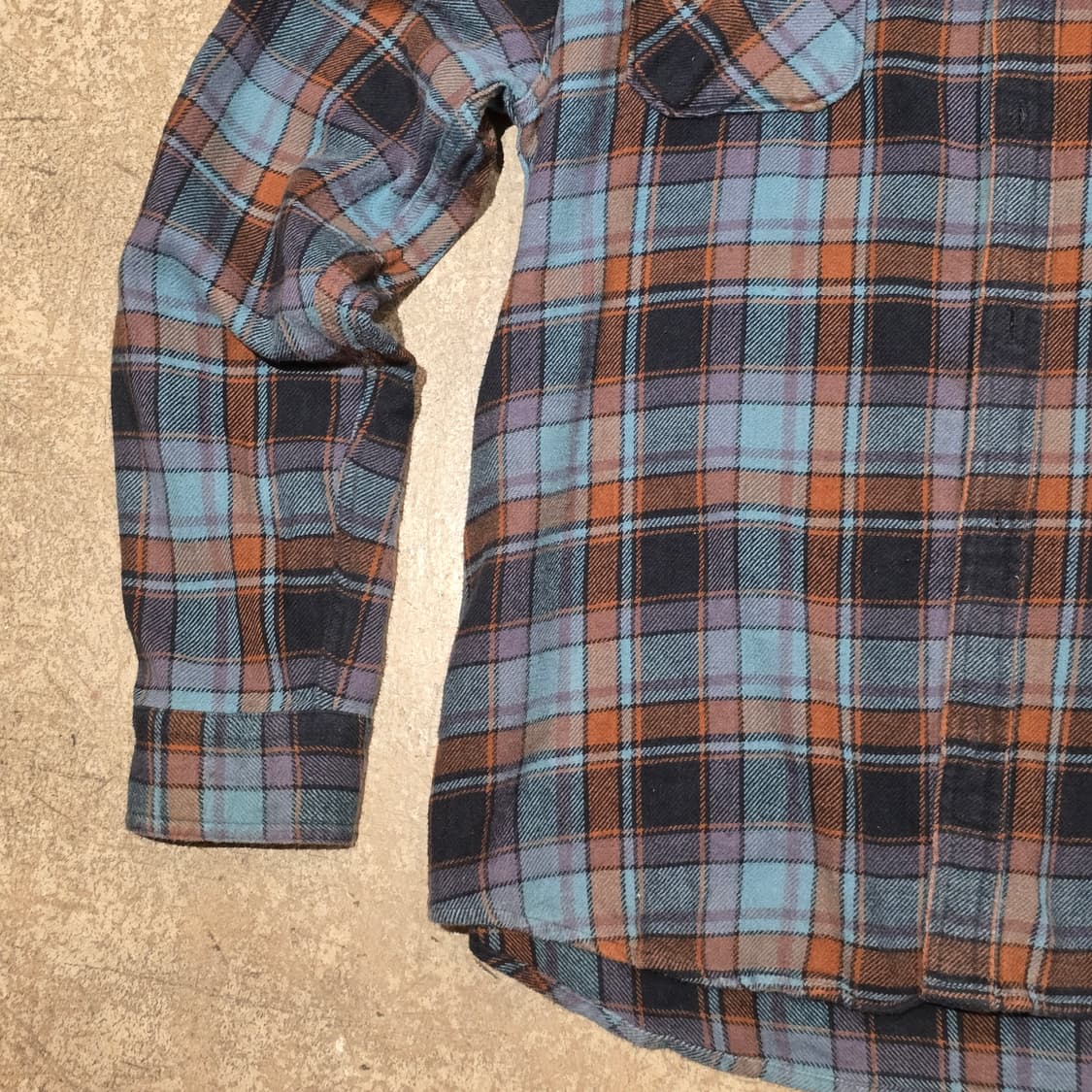 90s Ruff Hewn 플란넬 셔츠 상품이미지3