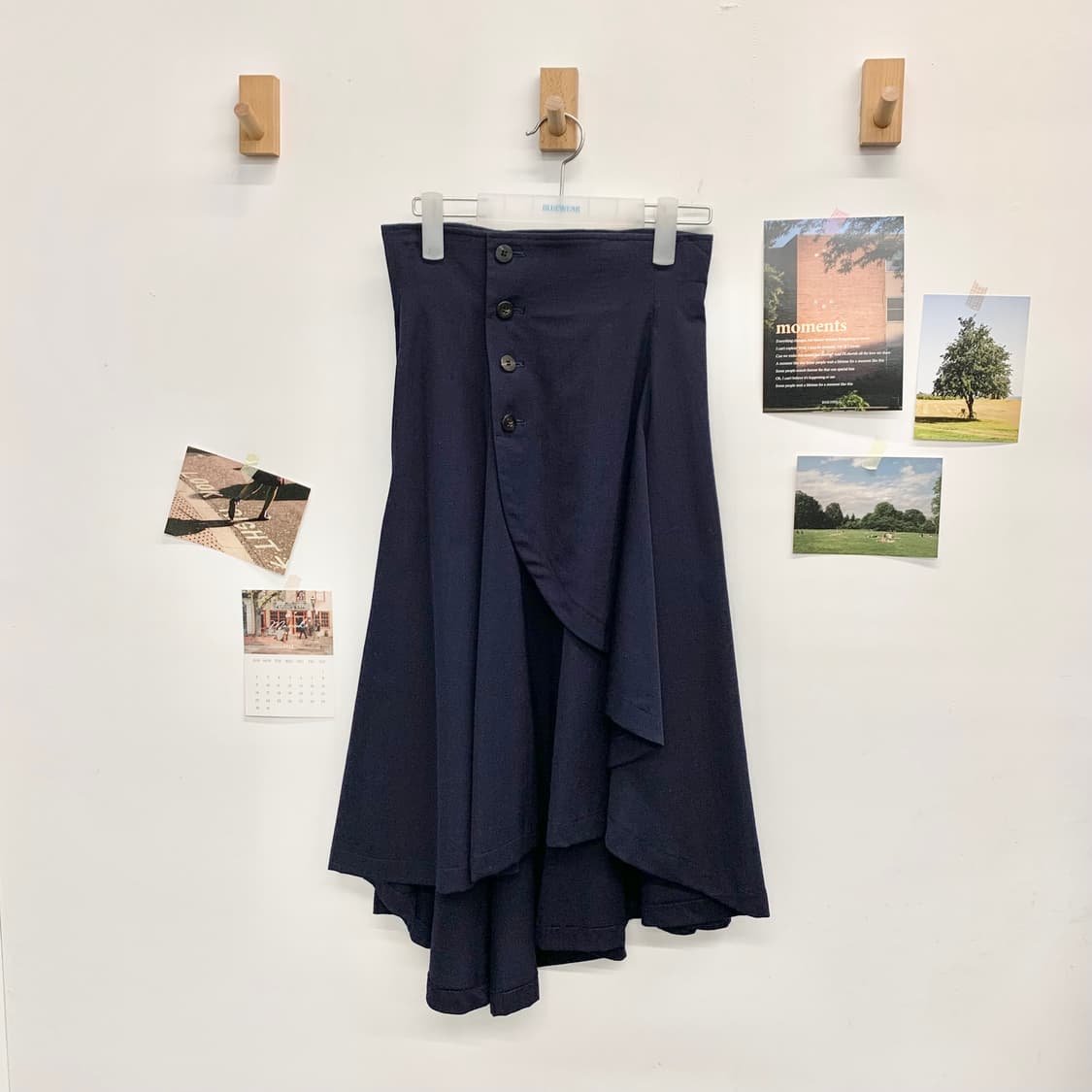 80's 꼼데가르송 트리콧 네이비 셋업  상품이미지6