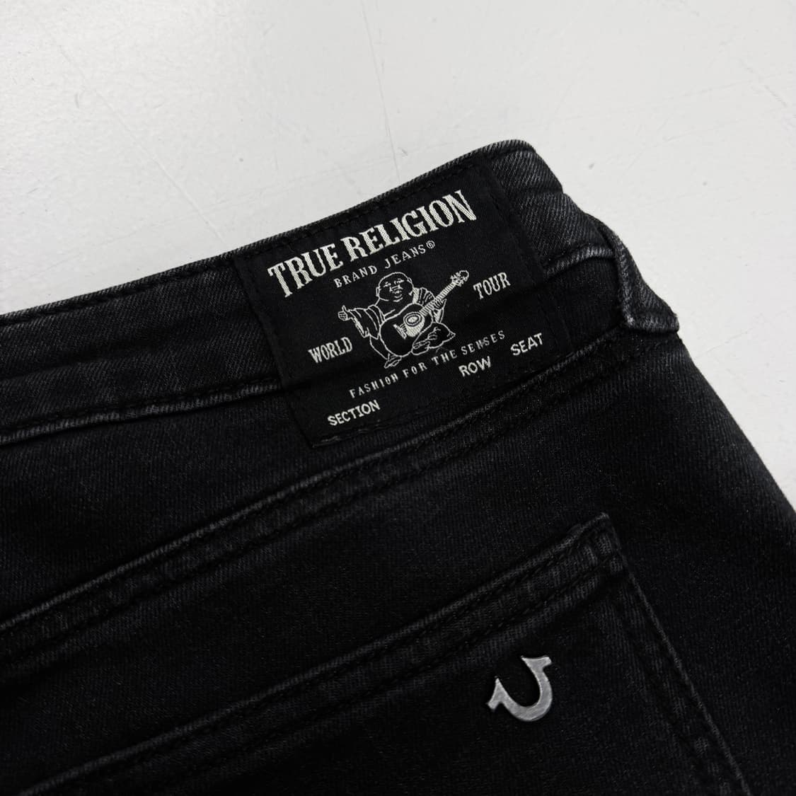 트루릴리전 Y2K 부츠컷 블랙 데님팬츠 상품이미지6