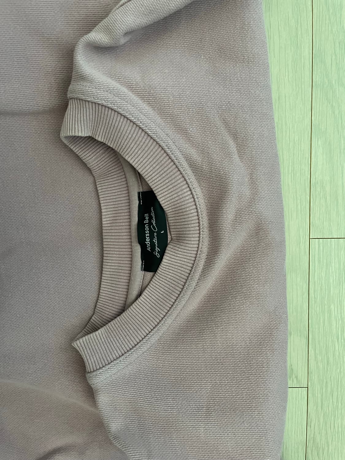 앤더슨벨 스웻셔츠 맨투맨 라벤더 핑크 상품이미지4