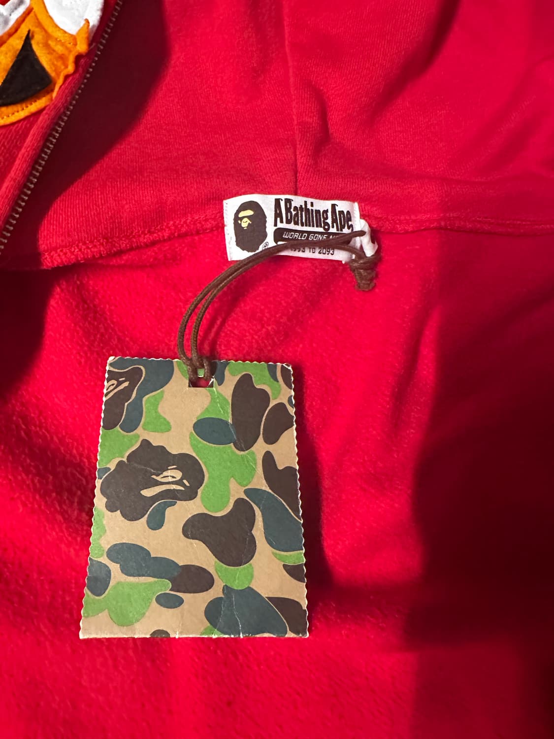 베이프 샤크 후드 새상품 상품이미지3