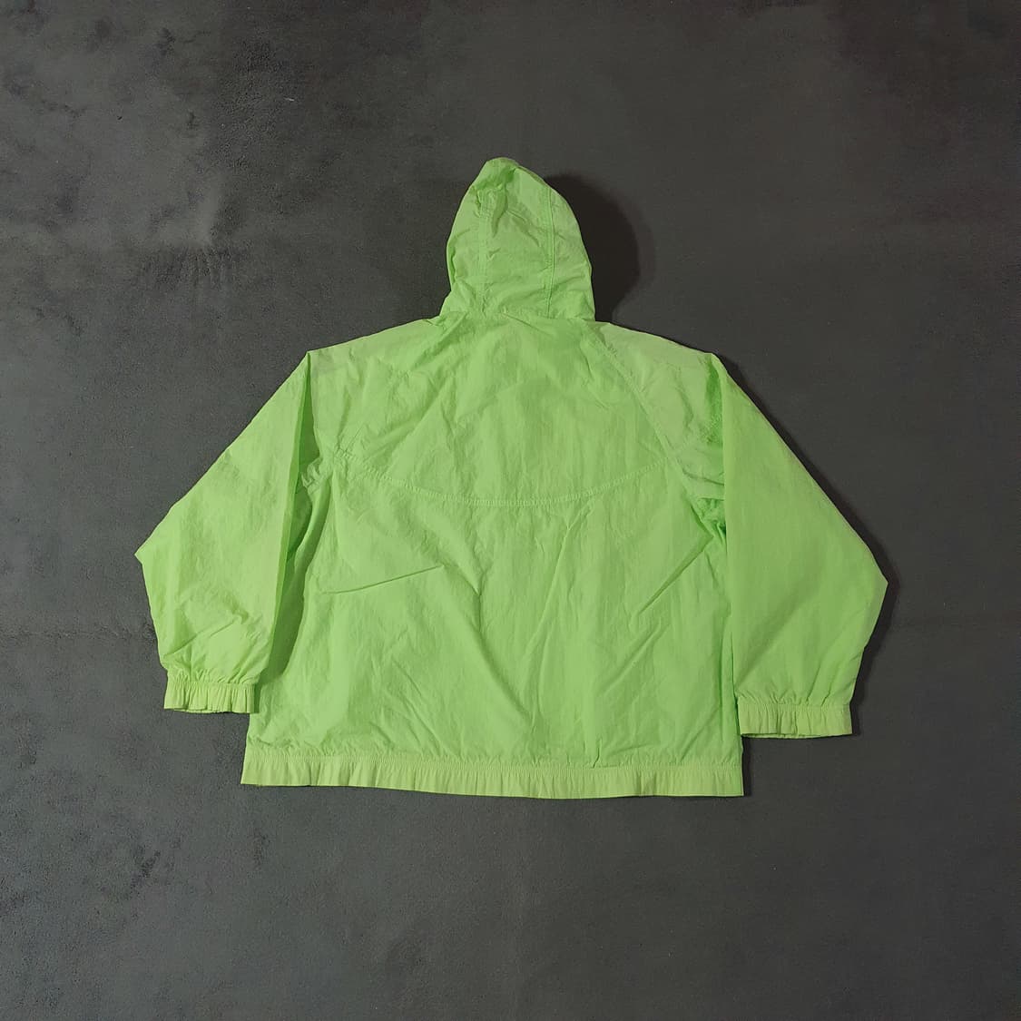 나이키 후드 아노락 바람막이 XXL 110 네온그린 상품이미지2