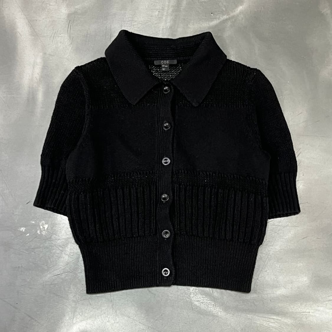  코스 카라 하프 니트 가디건 y16378 상품이미지1