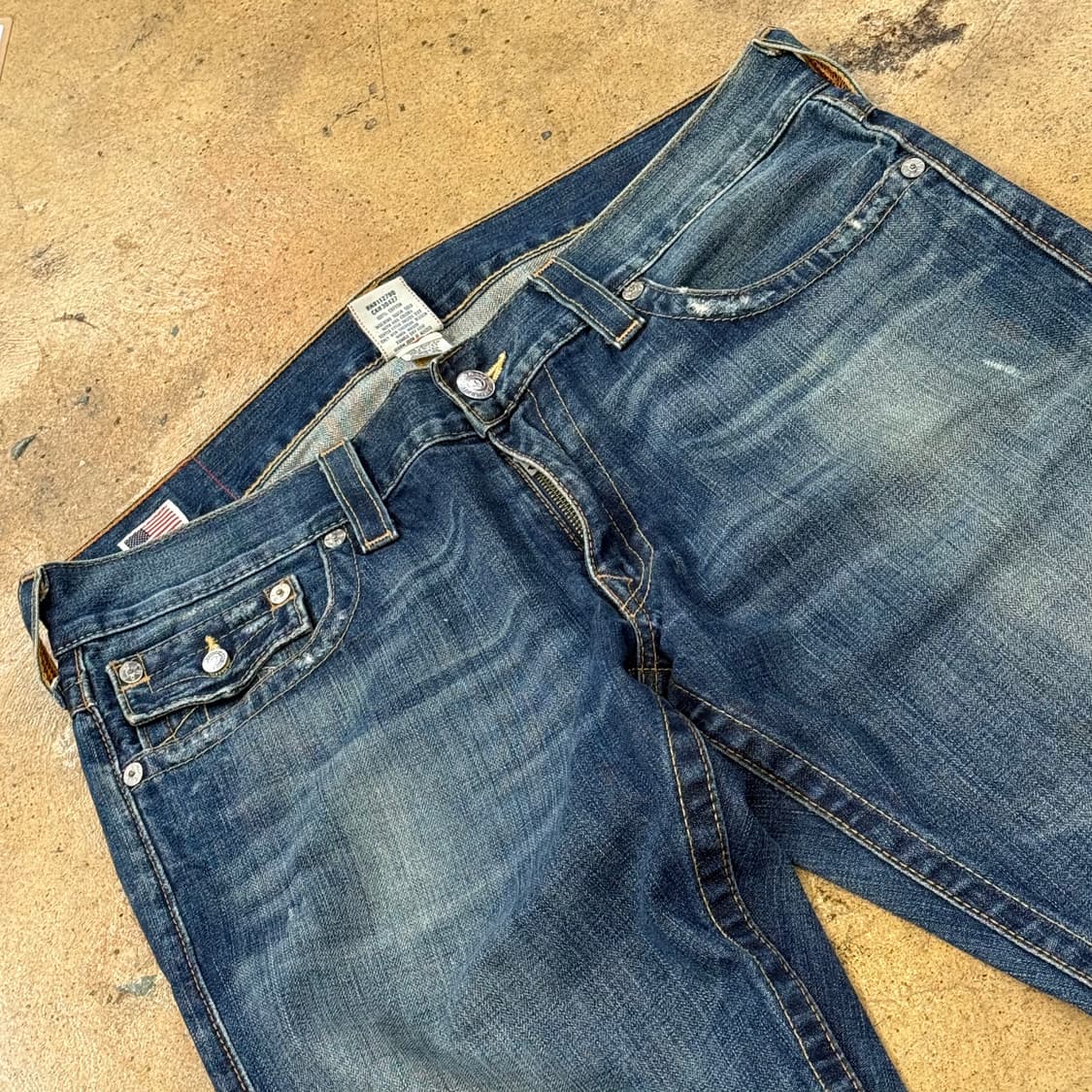 [정품/36] 트루릴리젼 블루 데님 청바지 b10 상품이미지1