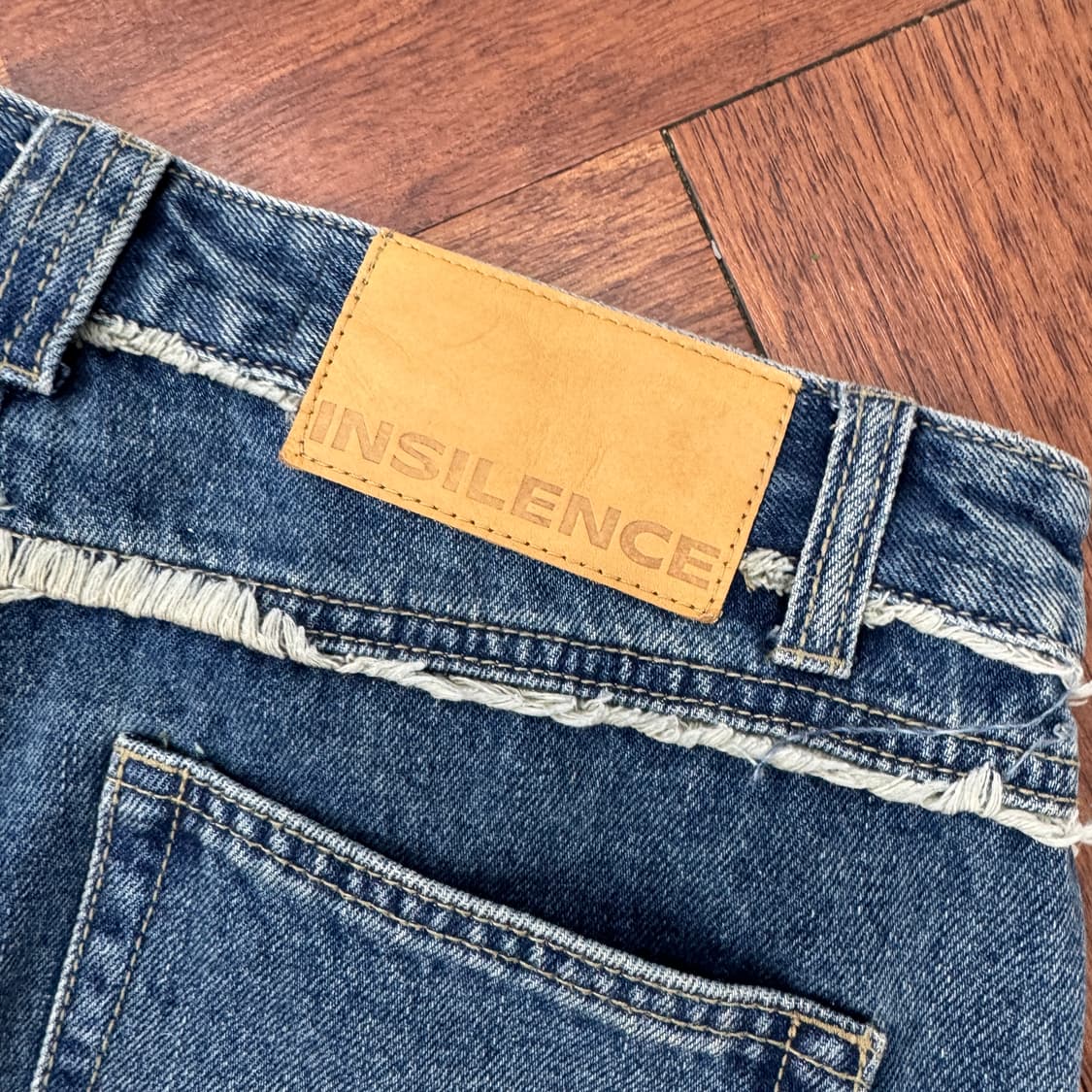 여성용 S 인사일런스 테슬 디바이드 데님 상품이미지5