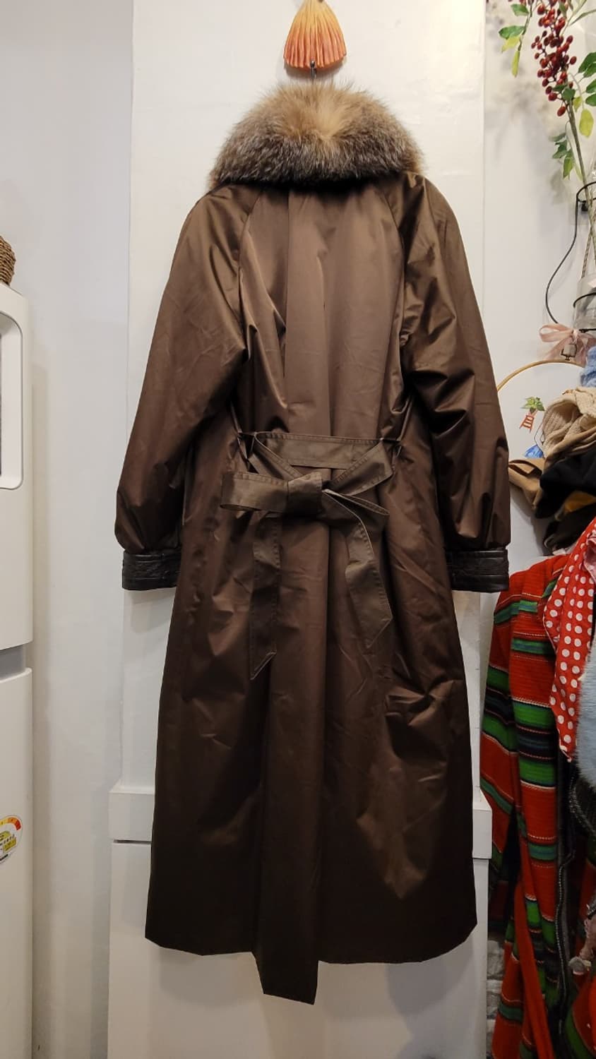 디자이너 밍크내피 폭스퍼 롱코트 상품이미지8