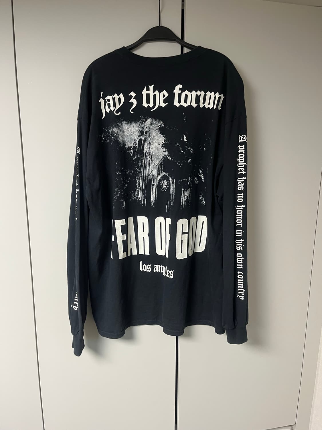 피어오브갓x제이지 머천다이즈 롱슬리브L 상품이미지2