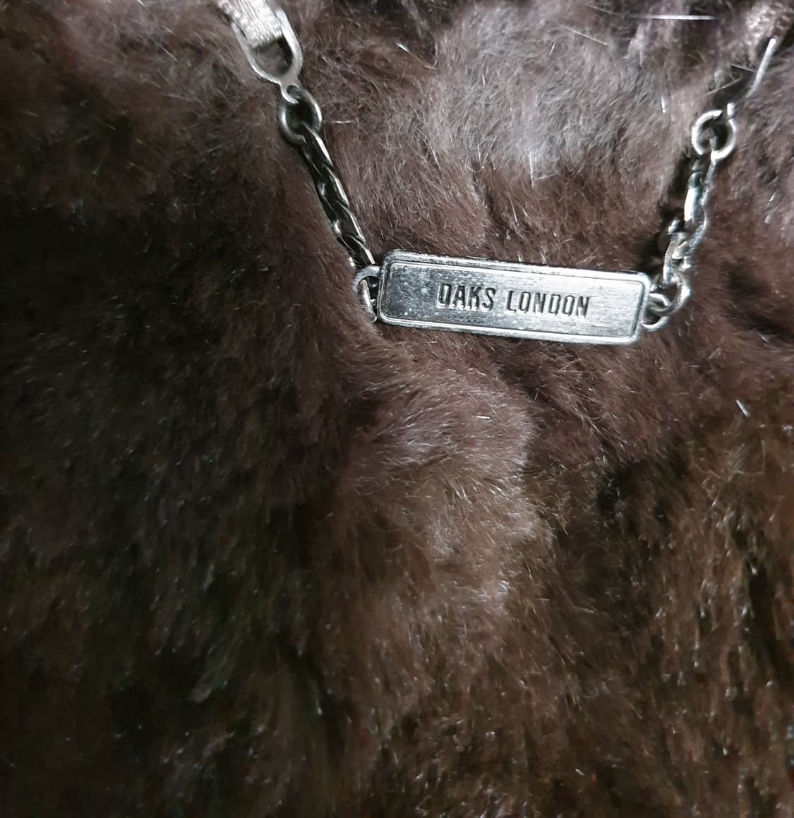 (한정판)닥스 빈티지 사이드 스트랩 소가죽배색 안감 토끼털 자켓(105) 상품이미지6